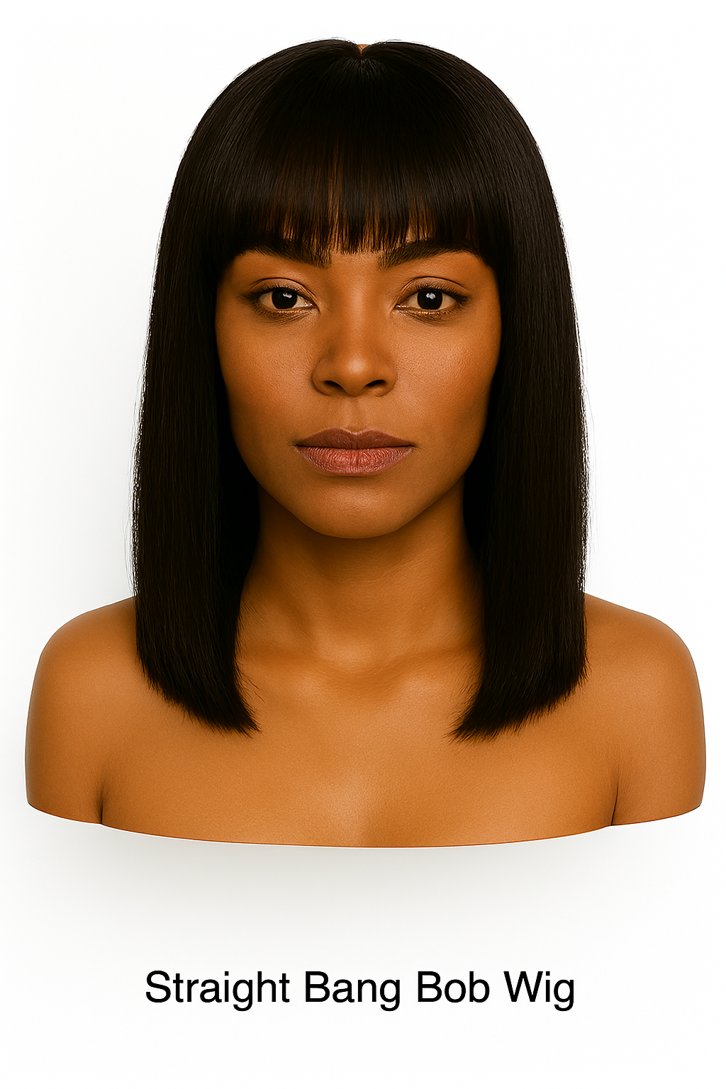 Straight Bang bob Wig