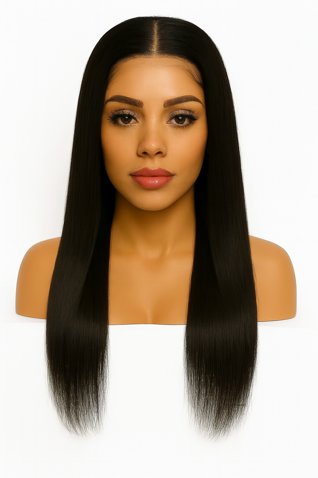 Straight 4x4 Transparent Closure Wig