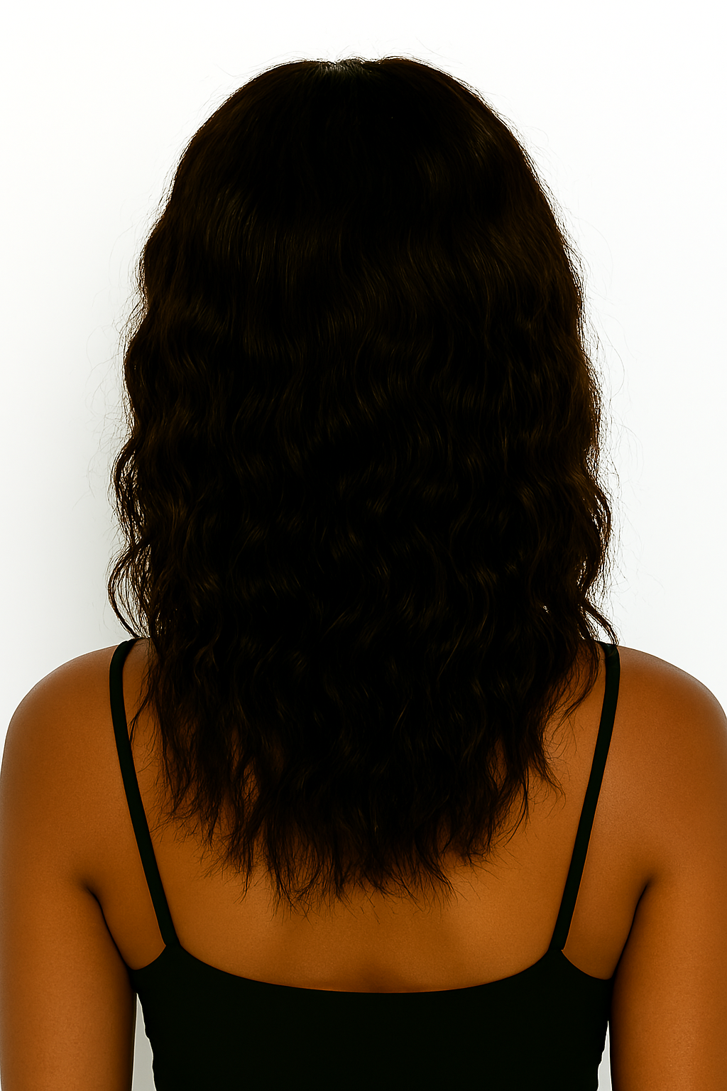 Beach Wave 4x4 Transparent Closure Wig