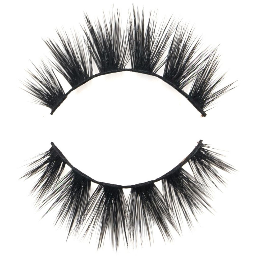 NEW BEAUTY DEPOT 3D volume false eyelashes with thick and fluffy black strands