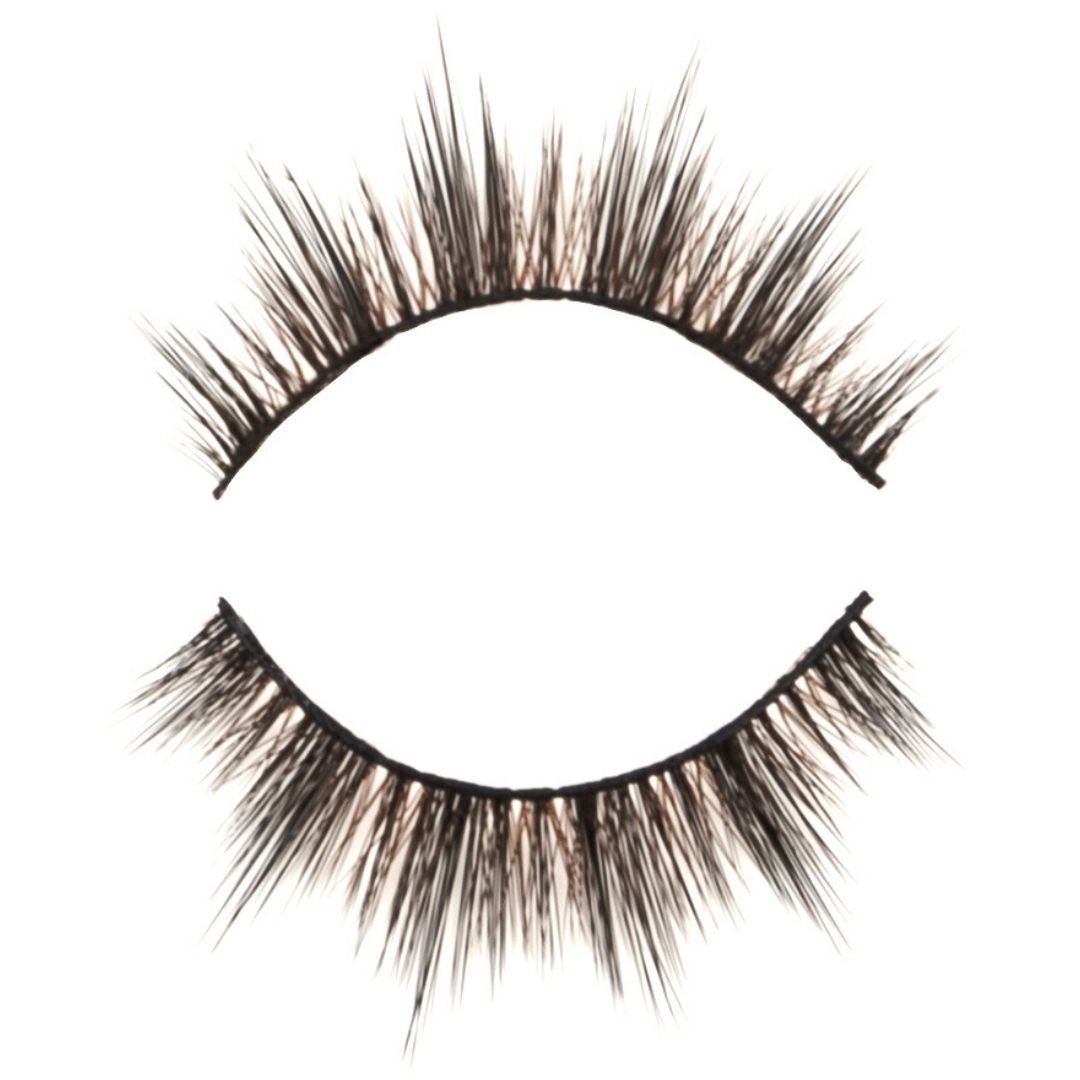 Dahlia faux 3D lashes by NEW BEAUTY DEPOT with light, natural-looking volume and length