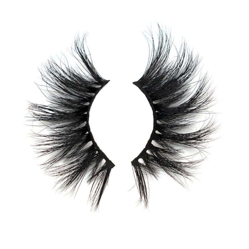 NEW BEAUTY DEPOT 25mm 3D mink lashes with dramatic volume and fluffy texture for bold eye makeup