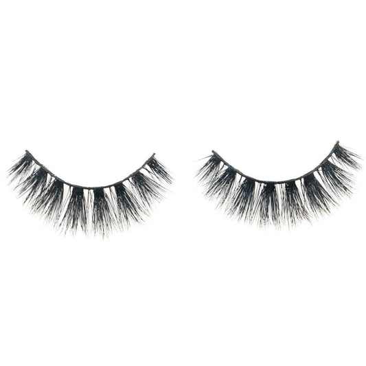 Pair of black 3D mink eyelashes by NEW BEAUTY DEPOT with full and fluffy design