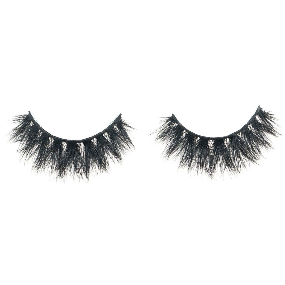 NEW BEAUTY DEPOT 3D mink lashes in black with a full, fluffy, and dramatic style