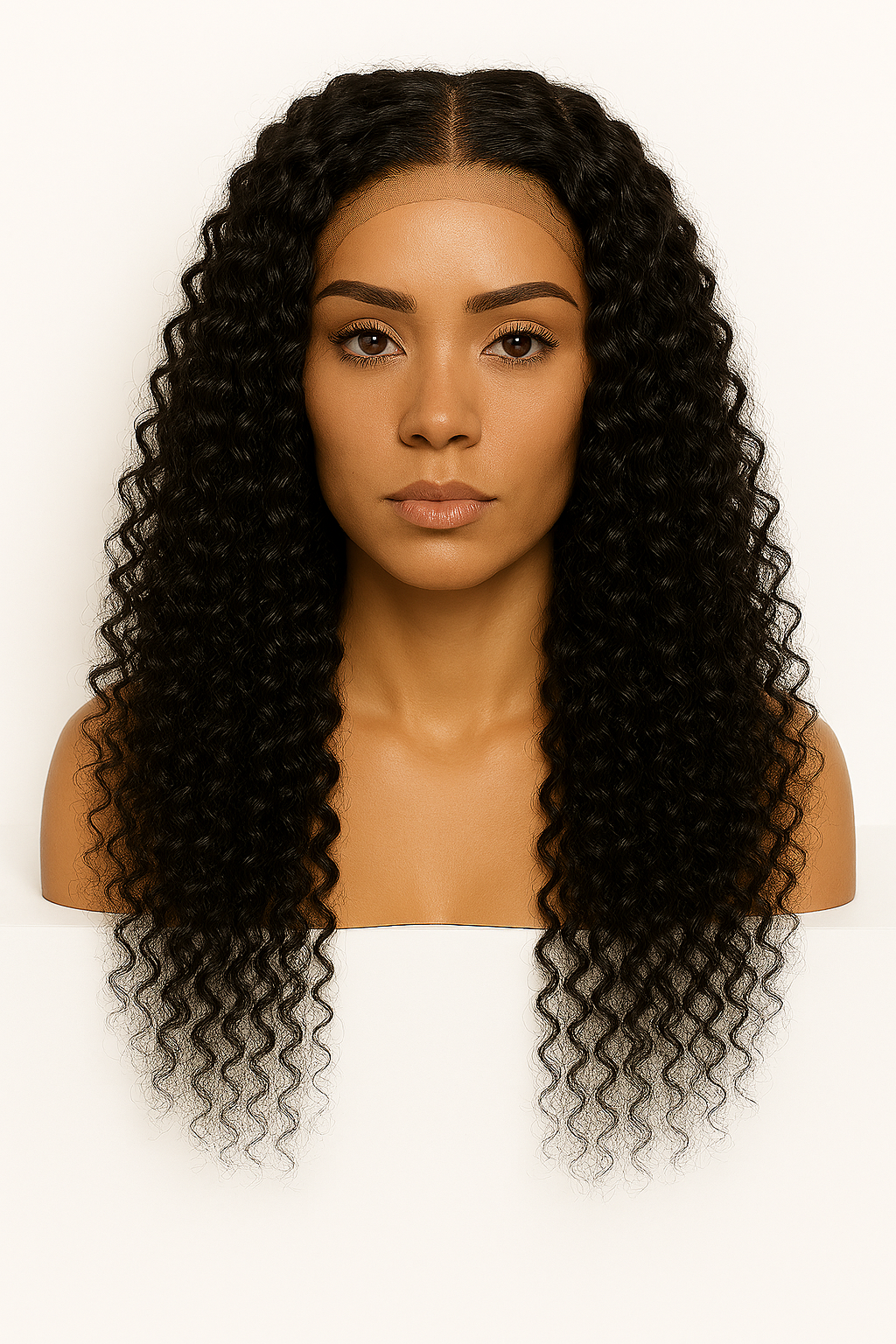 Kinky Curly 4x4 Transparent Closure Wig