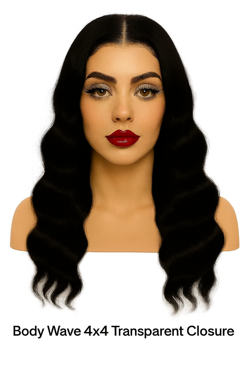 Body Wave 4x4 Transparent Closure Wig