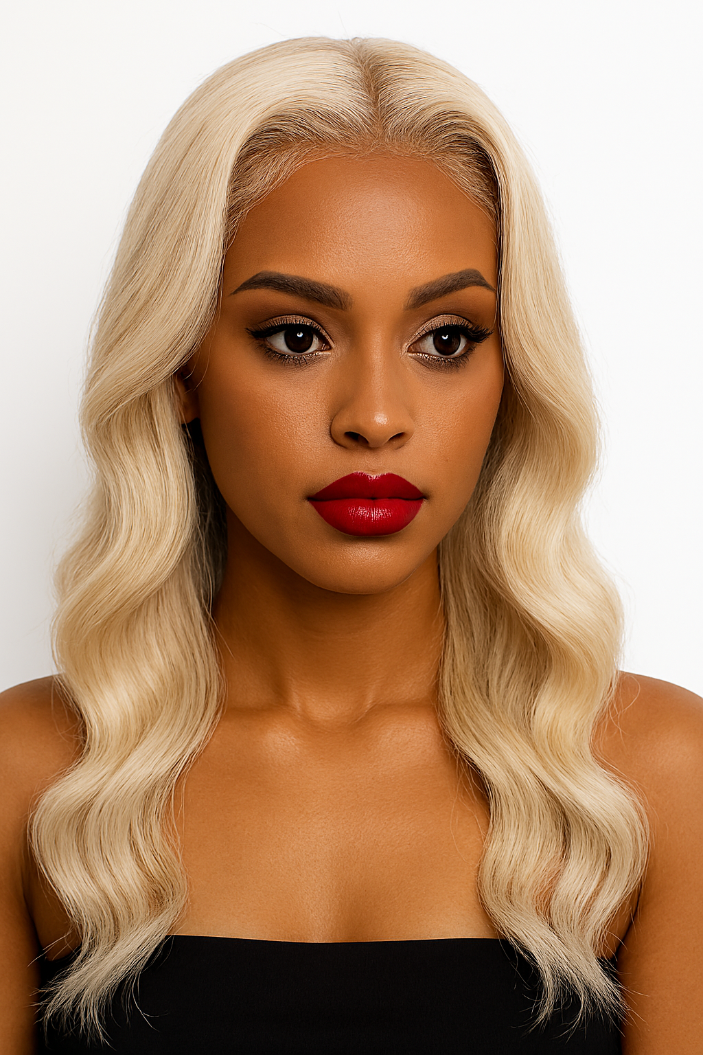 Blonde Body Wave 13x4 Transparent Lace Front Wig