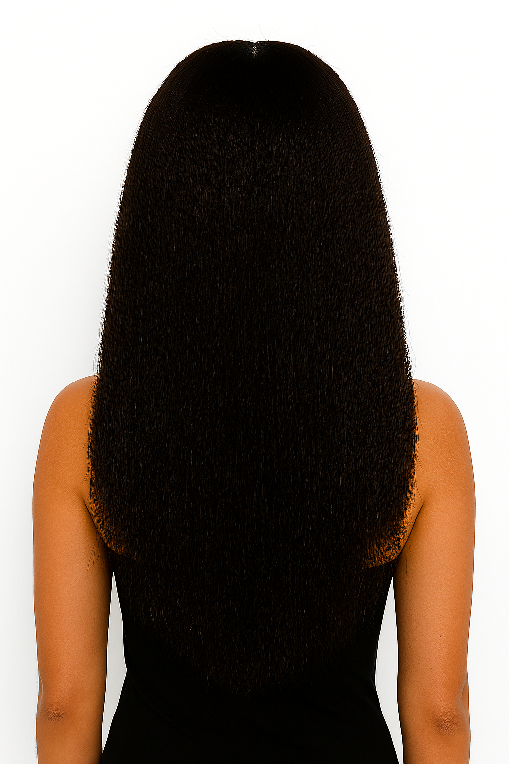 Kinky Straight 4x4 Transparent Closure Wig