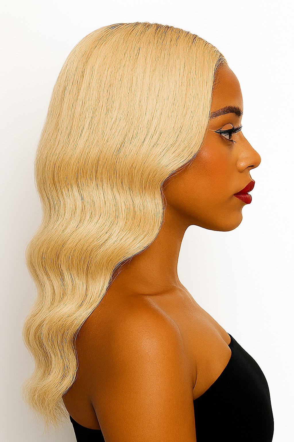 Blonde Body Wave 13x4 Transparent Lace Front Wig
