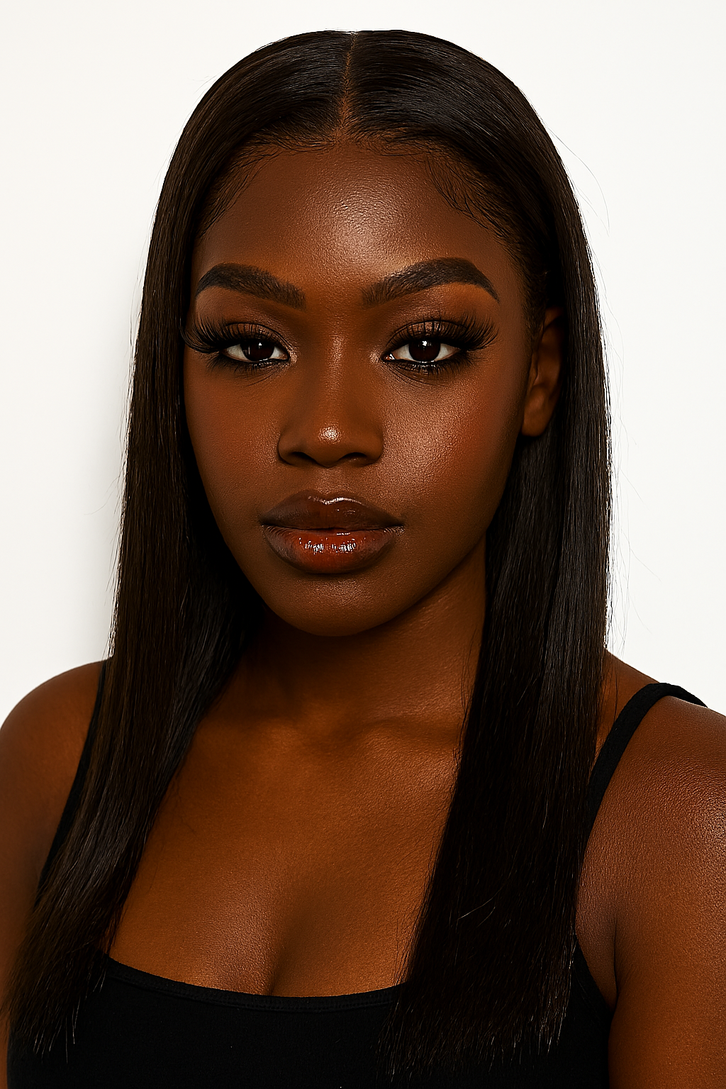 Straight 13x4 Transparent Lace Front Wig
