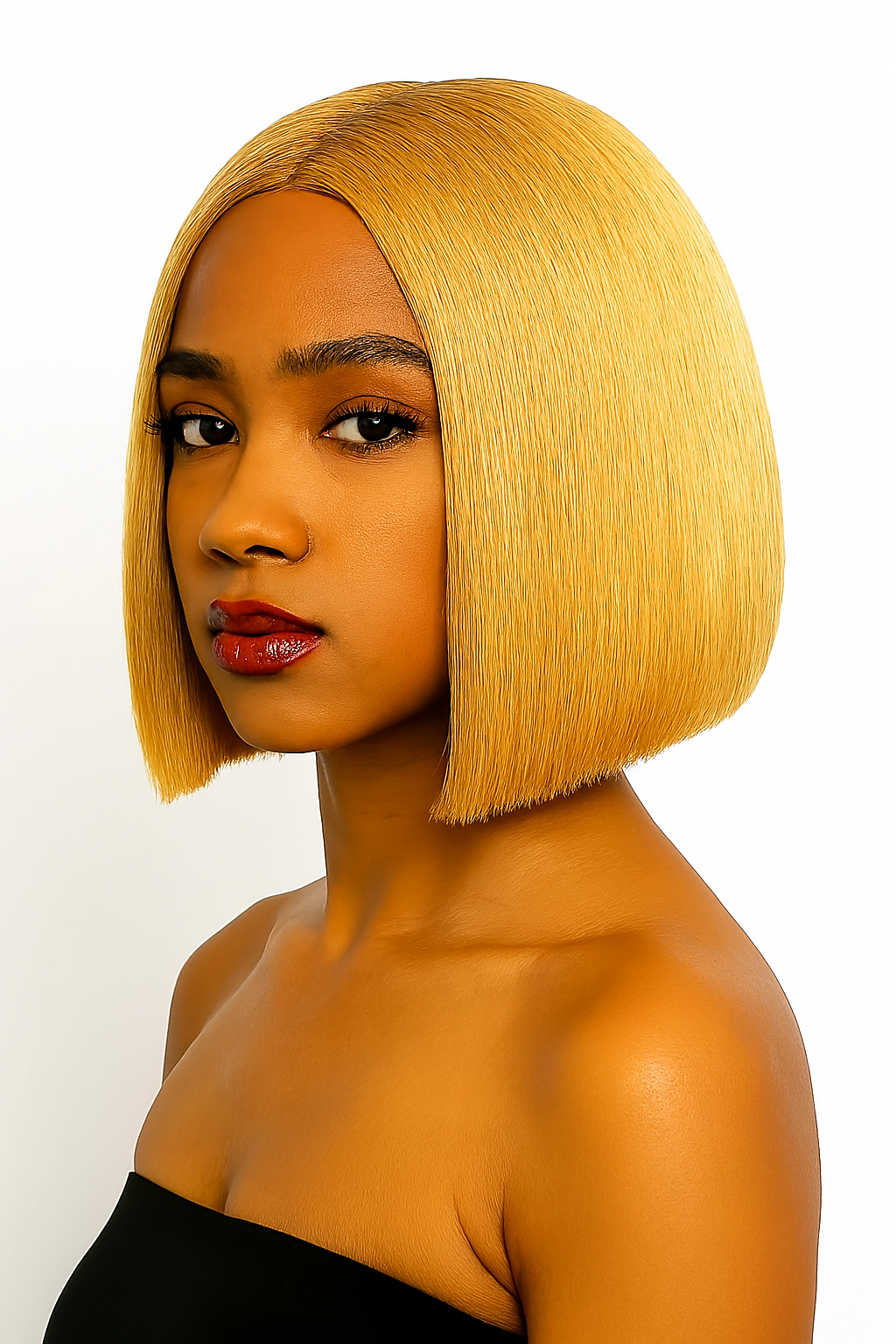 Blonde Straight Bob Wig