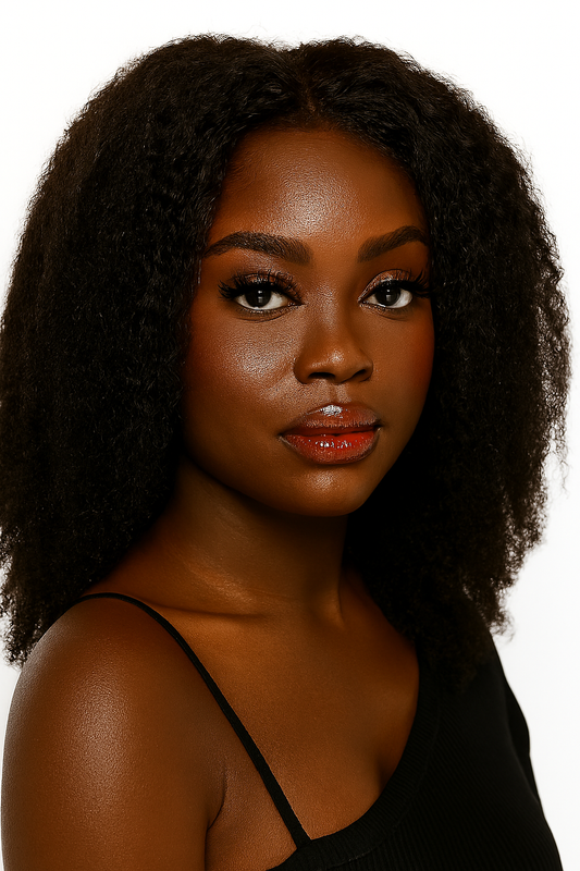 Afro Kinky 4x4 Transparent Closure Wig