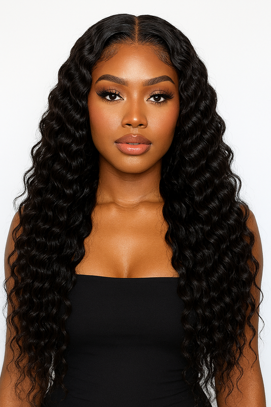 Deep Wave 13x4 Transparent Lace Front Wig