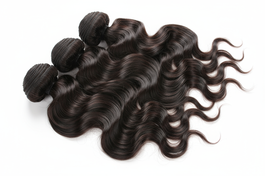 create an hd photo of a Brazilian Body Wave Raw Hair