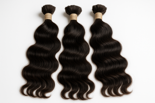 create hd pictures of Raw Indian Wavy Bulk Human Hair Extensions