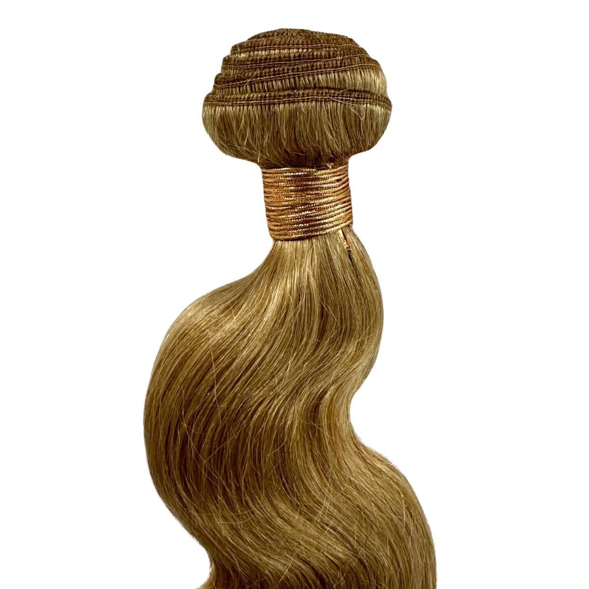 Honey blonde body wave hair bundles with soft texture and natural shine from NEW BEAUTY DEPOT