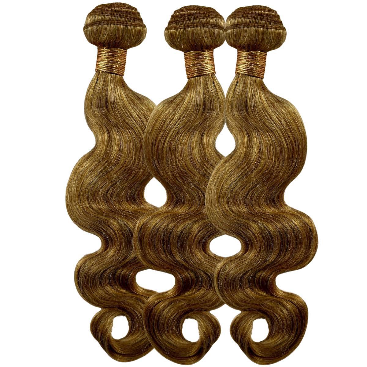NEW BEAUTY DEPOT honey blonde body wave hair bundles with silky soft texture and natural shine