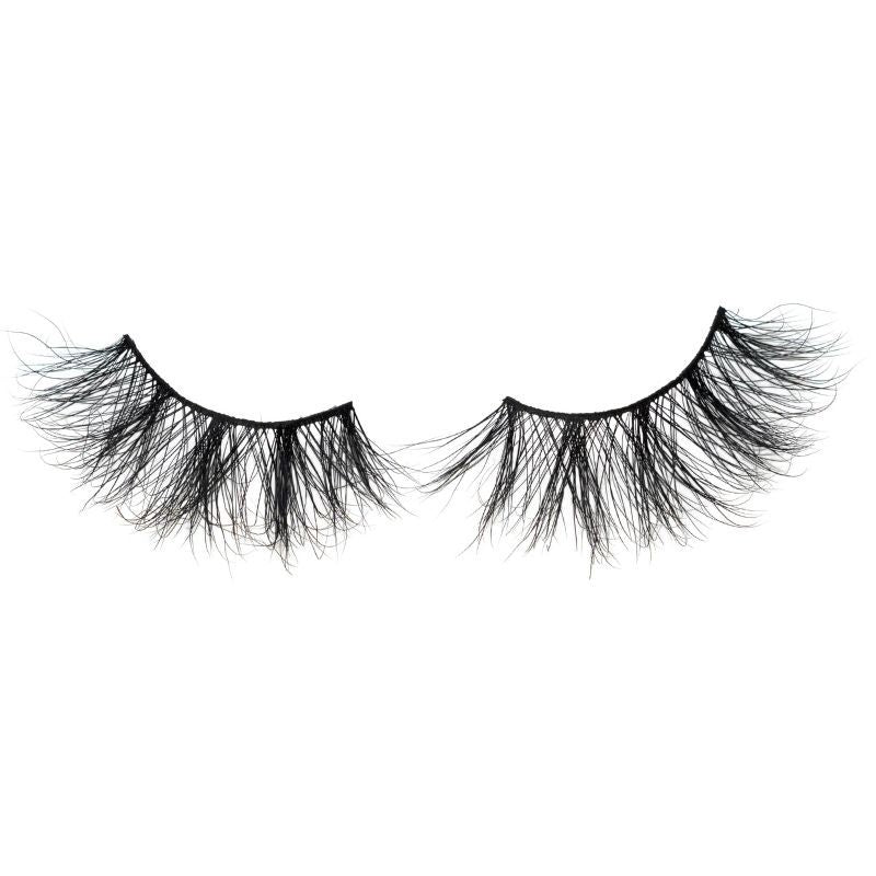 NEW BEAUTY DEPOT 25mm 3D mink lashes with full volume and wispy design for dramatic eye look