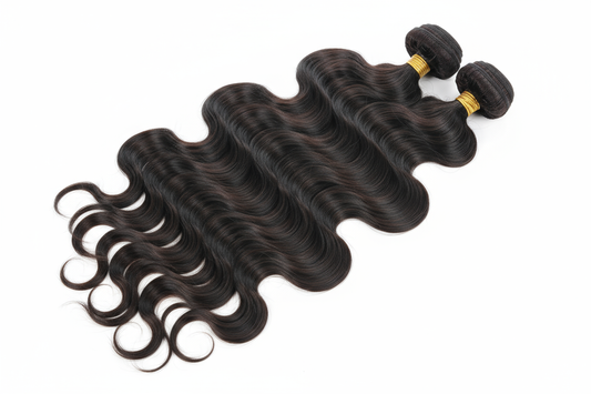 Spanish Wave Hair Bundles with white back ground