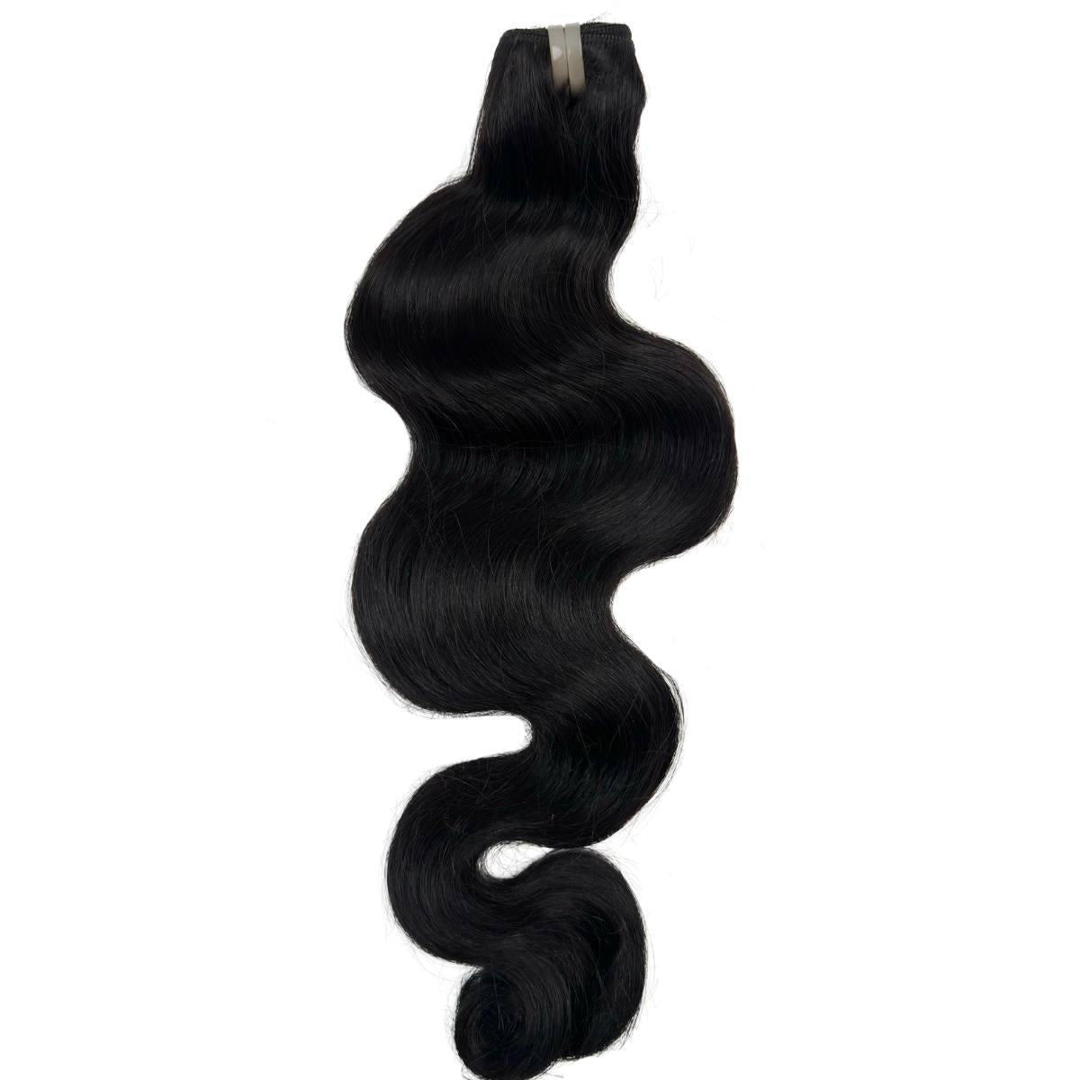 Vietnamese body wave hair bundles in natural black with smooth and shiny texture by NEW BEAUTY DEPOT